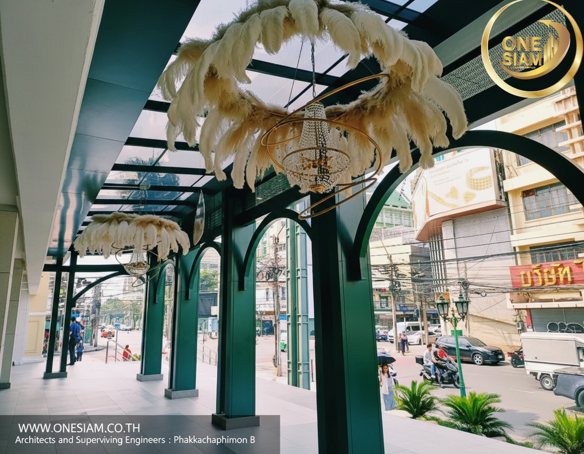 ฟาซาดห้าง "ดิโอสยาม พาหุรัส กรุงเทพฯ"